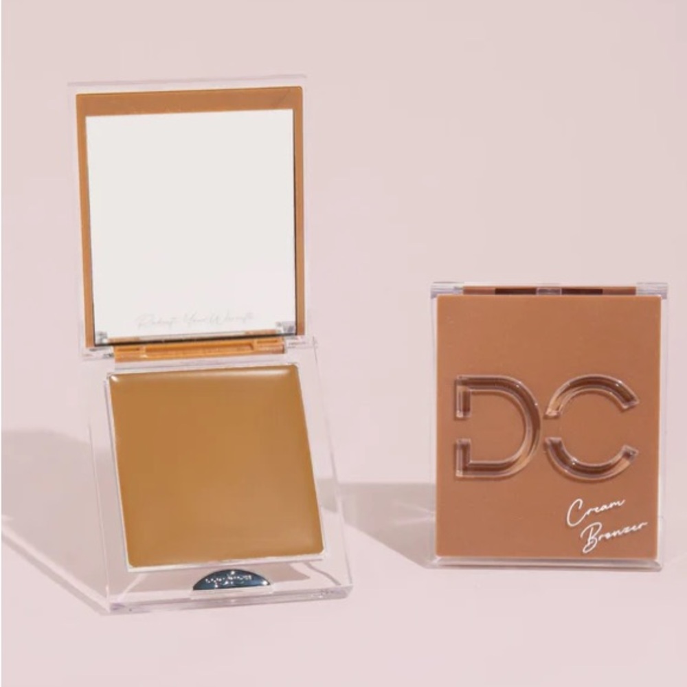 Dominique Cosmetics silktone cream bronzer, light tan